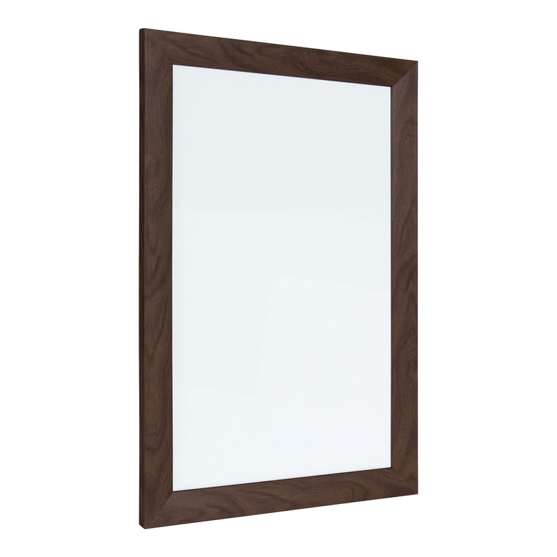 DesignOvation Beatrice Framed Magnetic Dry Erase Board, 18x27, Walnut Brown - Image 2